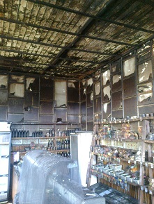 В августе-сентябре горели магазины и сеновалы