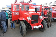 Раритетная пожарная техника побывала в Куйтуне
