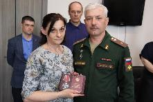 Сегодня состоялось вручение ордена мужества матери Старостина Дмитрия (посмертно), Старостиной Ольге Юрьевне. 